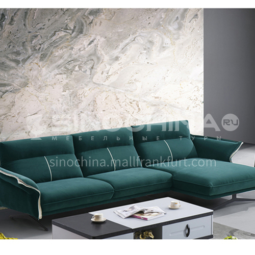 MY-306 Living room modern Italian minimalist sofa set + waterproof cloth + sponge seat bag + hardware base